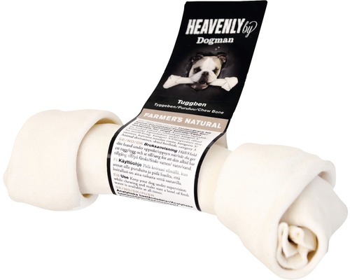 Hundgodis DOGMAN Heavenly tuggben 15-17,5cm naturell Tuggben av torkat nötkött från Heavenly by Dogman