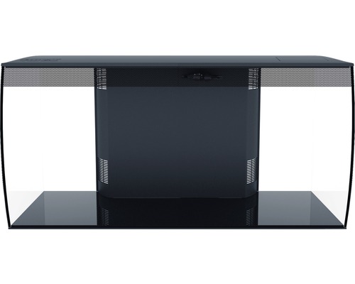 Akvarium med belysning och filtersystem