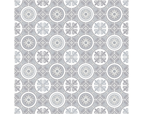 Kakelmönster med geometriska och blommiga motiv