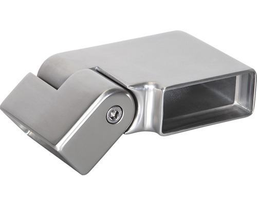 Justerbar fyrkantsrörkoppling av metall för räckeskonstruktion