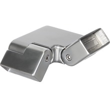 Hörnkoppling av metall för räcke