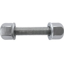 Skruv med mutter och bricka