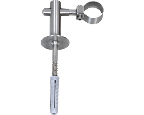 Barnledstång väggkonsol PERTURA rostfritt A2 Metallrörfäste med plugg för väggmontering