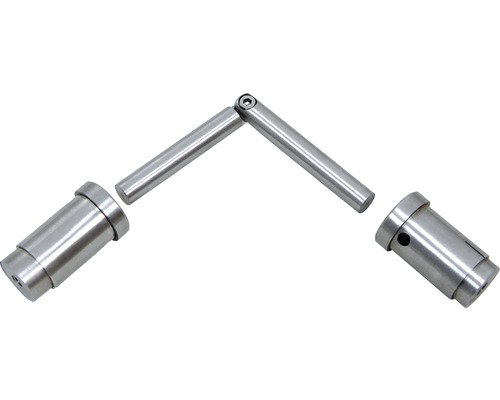 Barnledstång knäled PERTURA rostfritt A2 Metallkopplingsstycke med cylindriska stift för räcke konstruktioner