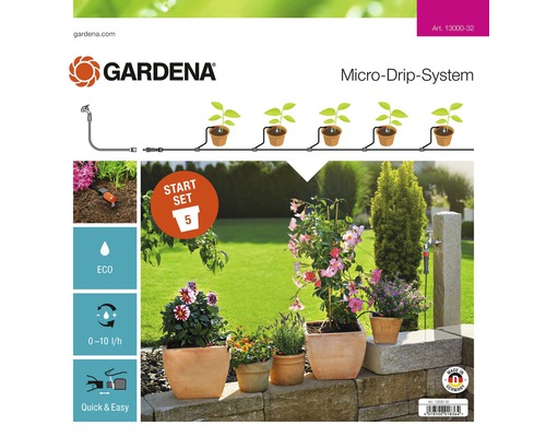 Startpaket GARDENA Micro-Drip terrass/balkong