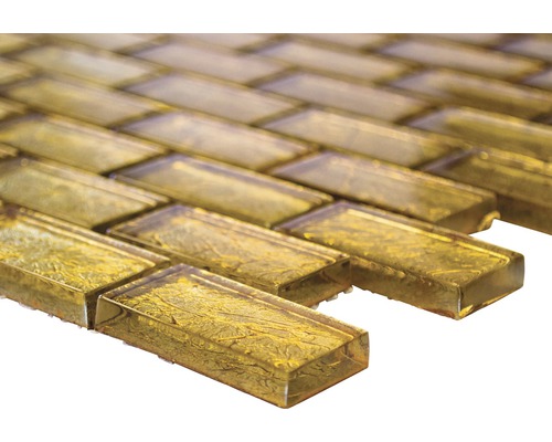 Närbild av mosaikplattor av glas