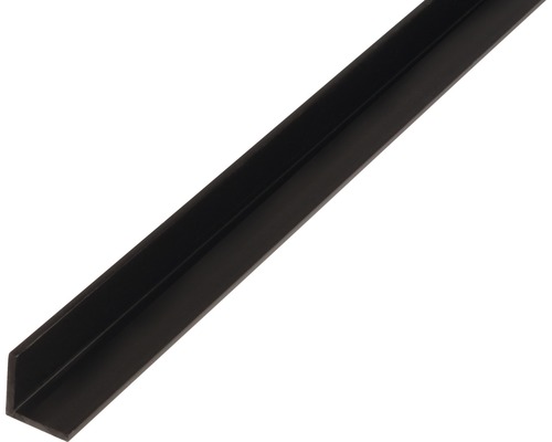 Vinkelprofil KAISERTHAL PVC svart 10x10x1 mm 1 m