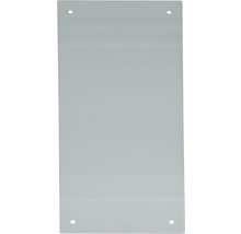 Täckplatta med fyra borrade hål