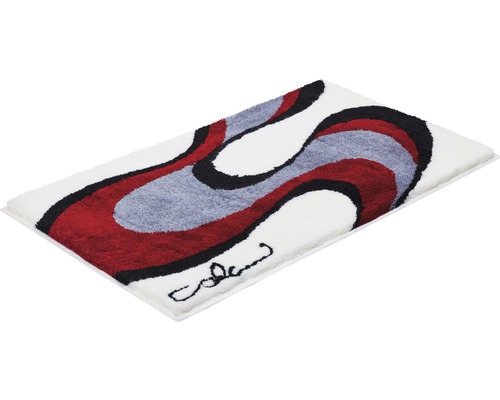 Rektangulär badrumsmatta med abstrakt mönster