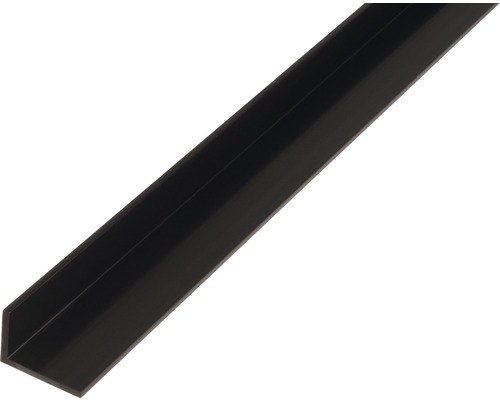 Vinkelprofil KAISERTHAL PVC svart 30x20x3 mm 1 m
