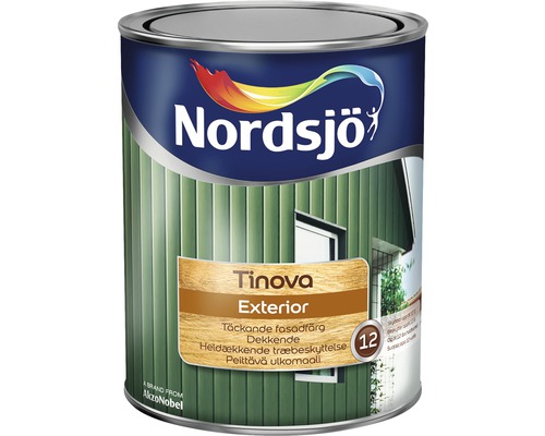 Fasadfärg NORDSJÖ Tinova Exterior vit 2,5L