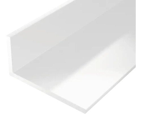 Vinkelprofil KAISERTHAL PVC vit 40x10x2 mm 1 m