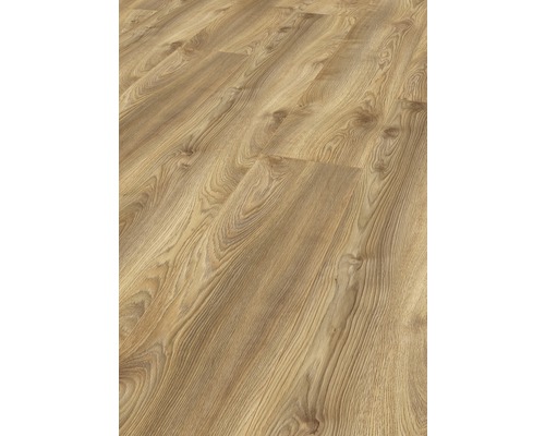 Närbild av laminatgolv med träutseende