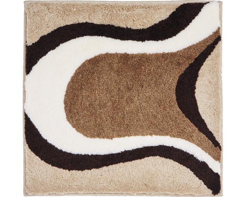 Fyrkantig matta med mönstrade linjer