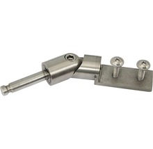 Justerbar rörkoppling i metall med skruvar