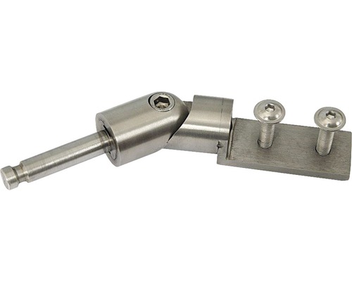 Justerbar rörkoppling i metall med skruvar