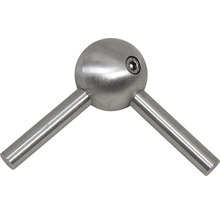 Kulled i metall med två stänger