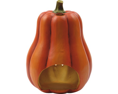 Halloweendekoration pumpa med öppning