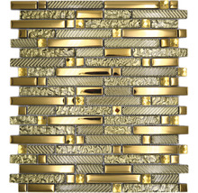 Mosaikplatta med rektangulära och kvadratiska element