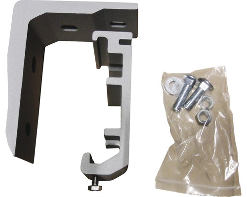 Takkrok med skruvar och muttrar för montering av solpaneler