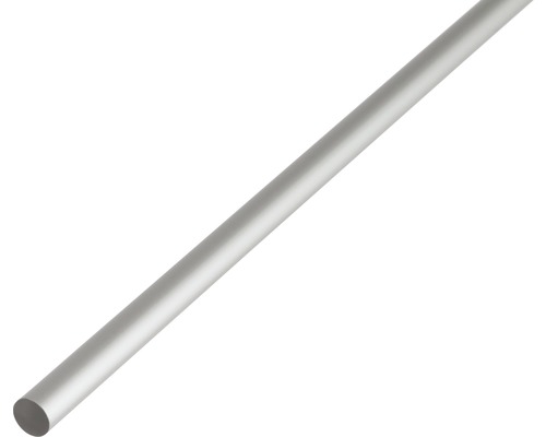 Rundstav KAISERTHAL aluminium silverfärgad Ø 12 mm 1 m