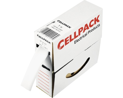 CELLPACK Krympslang 19,1-9,5 vit SB19WS finns som metervara i Hornbach-varuhusen Cellpack kabelmarkör, 7 meter, i kartong