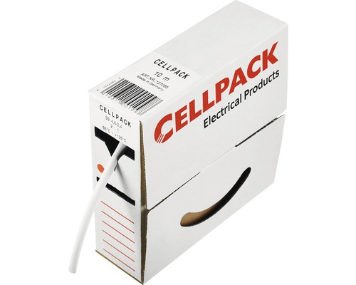 CELLPACK Krympslang 4,8-2,4 vit SB4WS finns som metervara i Hornbach-varuhusen Cellpack krympslang, 10 meter