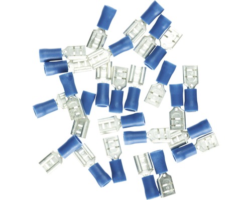 Flatstifthylsa HAUPA isolerad 1,5-2,5mm² blå 25 stycken Haupa 260394