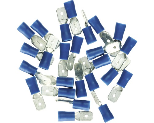 Flatstifthylsa HAUPA isolerad 1,5-2,5mm² blå 25 styck 260424