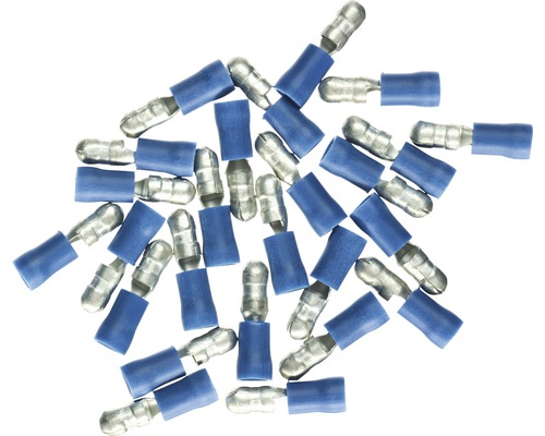 Rundstifthylsa HAUPA isolerad 1,5-2,5mm² blå 25 styck 260448