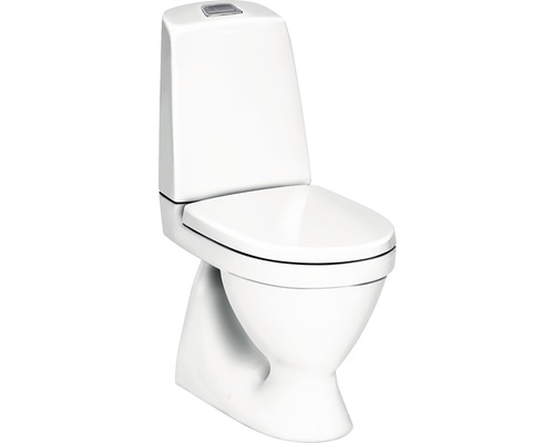 Toalettstol GUSTAVSBERG Nautic 1500 Hygienic Flush dolt s-lås skruvhål 4/2 L 7763444