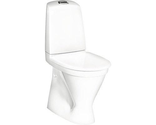 Toalettstol GUSTAVSBERG Nautic 1546 Hygienic Flush skruvhål hög modell standardsits S-lås 4/2 L 7811045