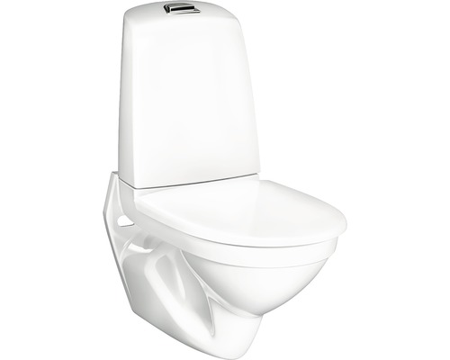 Toalettstol GUSTAVSBERG Nautic 1522 Hygienic Flush med cistern vägghängd standardsits 4 L 7819931