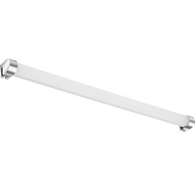 LED-rörformad lampa med silverfärgade ändstycken