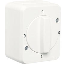 Rotationsbrytare med lägena 0 och 1 för elinstallationer