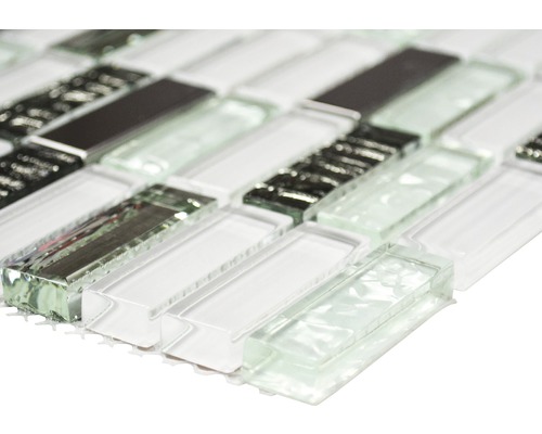 Glasmosaikplatta med rektangulära element