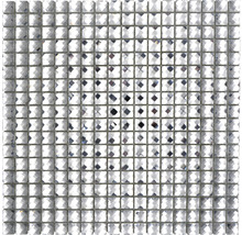 Fyrkantig mosaik av glas