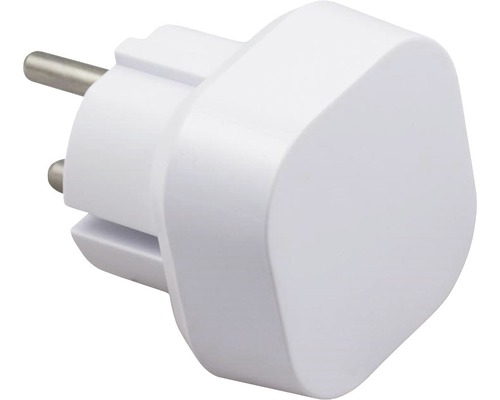 Vit skyddskontakt för strömanslutning