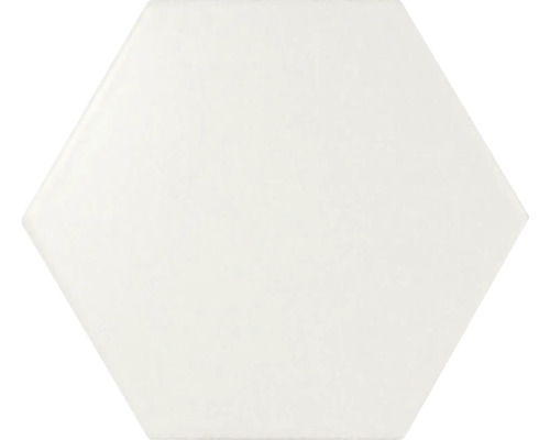 Klinker Hexa White matt 15x17cm