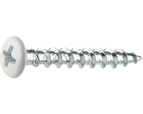 Montageskruv GRABBER 4,8x35mm vitlackerad C1 100-pack 43335VITC En skruv med Phillips -huvud