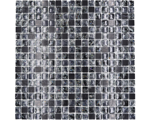 Mosaik glas med natursten XIC 1028 30,5x30,5 cm