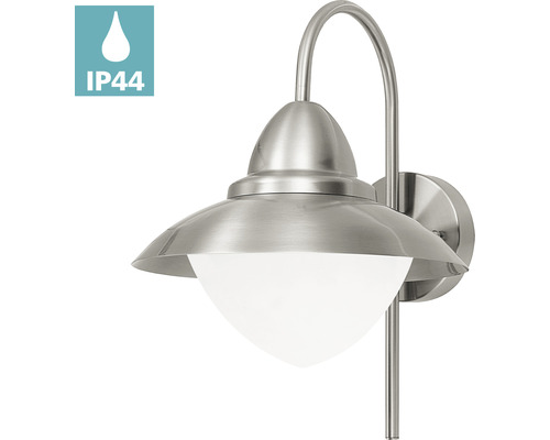 Vägglampa för utomhusbruk i rostfritt stål med skyddsklass IP44