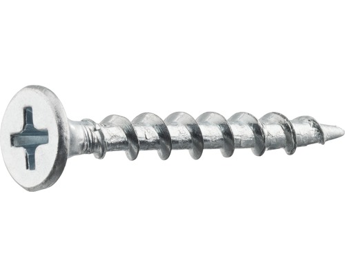 Bandad gipsskruv COBRA 3,9x32mm elförzinkad C1 1000-pack CT32Z Skruv med platt huvud och kryssspår
