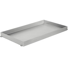 Rektangulär spillbricka av metall