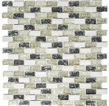 Mosaikplatta av glas-stenmix