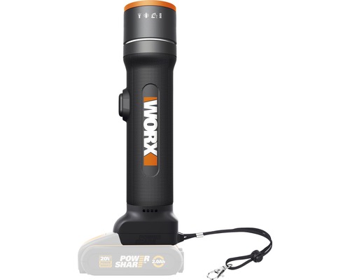 Worx batteridriven ficklampa med 20V batteri