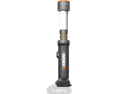 Worx batteridriven arbetslampa med logotyp