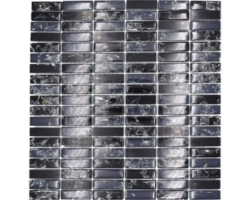 Mosaik glas med natursten XIC S1228 32,2x31 cm