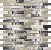 Mosaik glas med natursten XIC V1352 29,8x30,5 cm