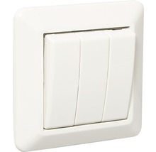 Trippelströmbrytare för väggmontering